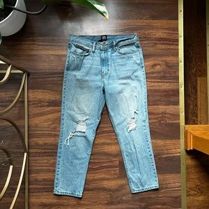 Men’s BDG Light-Wash Ripped Dad Slim Fit Jeans